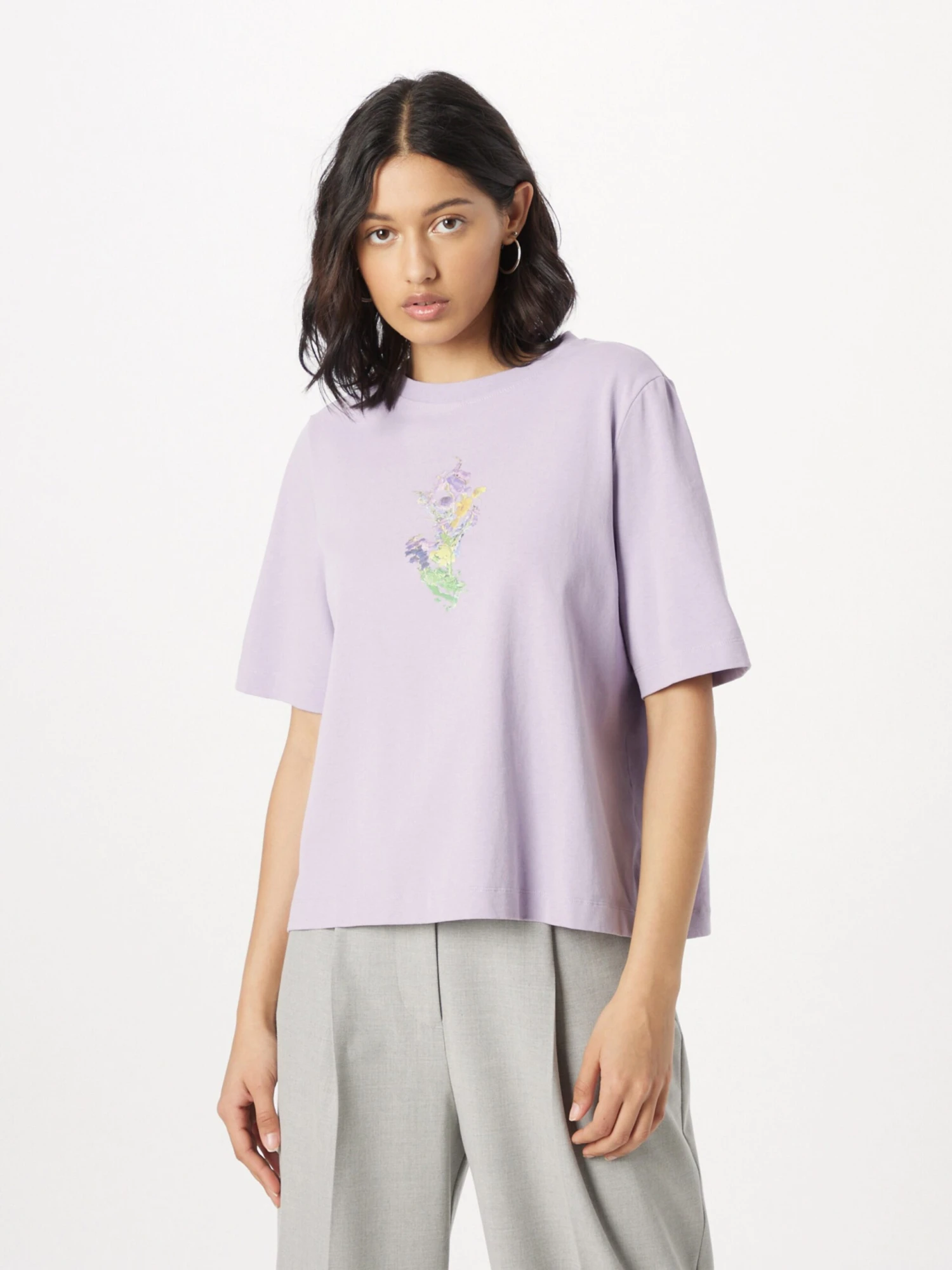 Armedangels T-shirts Shirt LAYA Dames Lichtlila - Afbeelding 3