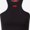 Hugo Crop Tops Top Danola Dames Zwart
