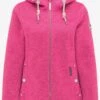 Schmuddelwedda Outdoor Jassen Fleece Jas Dames Pink