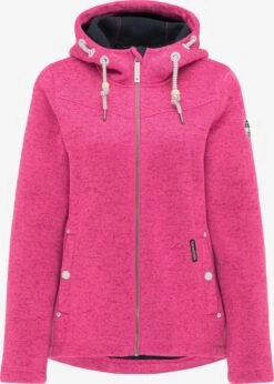 Schmuddelwedda Outdoor Jassen Fleece Jas Dames Pink