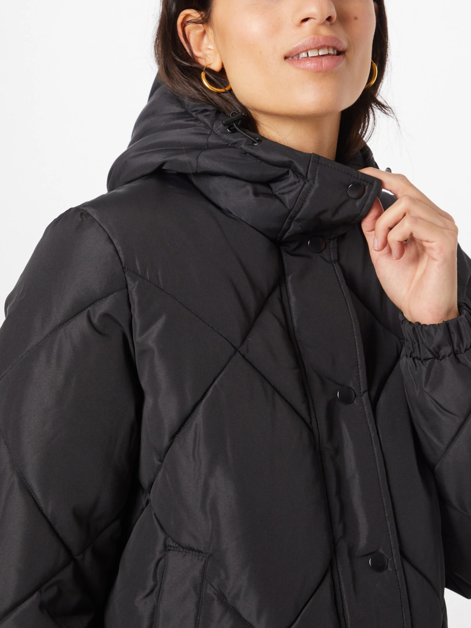 Selected Femme Gewatteerde Jassen Tussenjas Monika Dames Zwart - Afbeelding 2