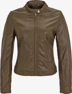 Goosecraft Leren Jassen Tussenjas Anna Dames Groen