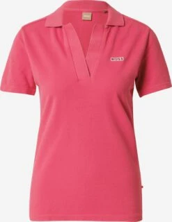 BOSS ORANGE Polos Shirt Etri Dames Donkerroze