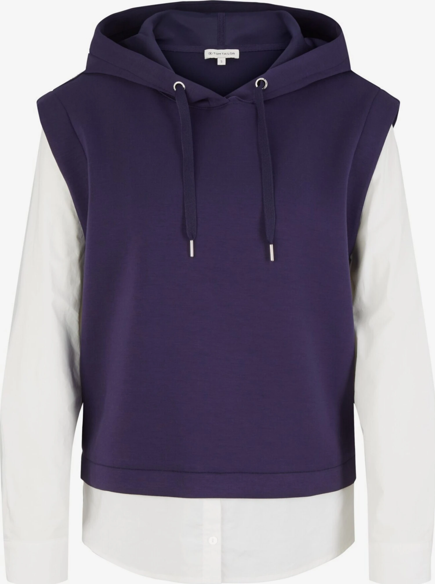 Tom Tailor Hoodies Sweatshirt Dames Marine