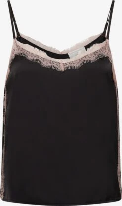 Kanten Tops Top Georgia Dames Zwart