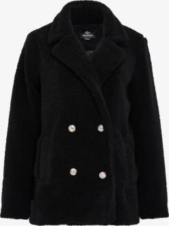 Threadbare Korte Mantels Tussenmantel Kermie Dames Zwart