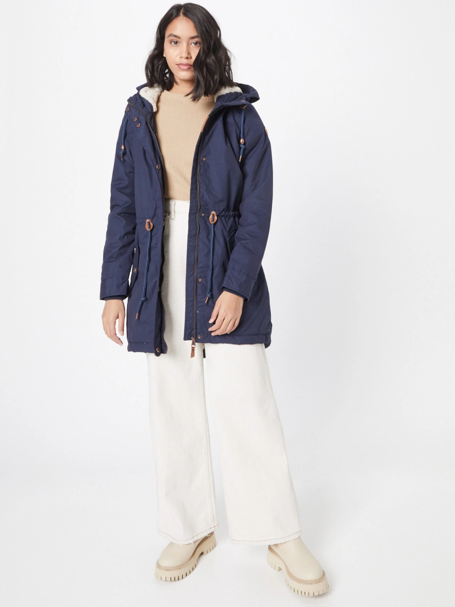 Ragwear Parkas Tussenparka ELBA Dames Navy - Afbeelding 5