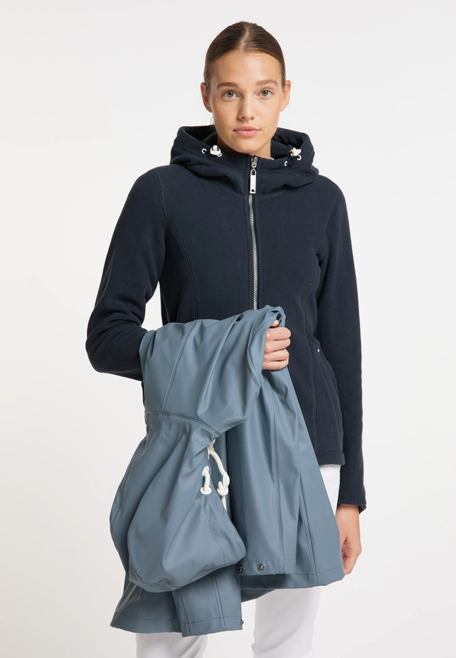 Outdoor Jassen Functionele Jas Dames Duifblauw - Afbeelding 5