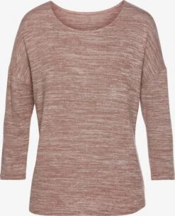 Shirts Met 3/4 Mouw Shirt Dames Bruin Gemêleerd