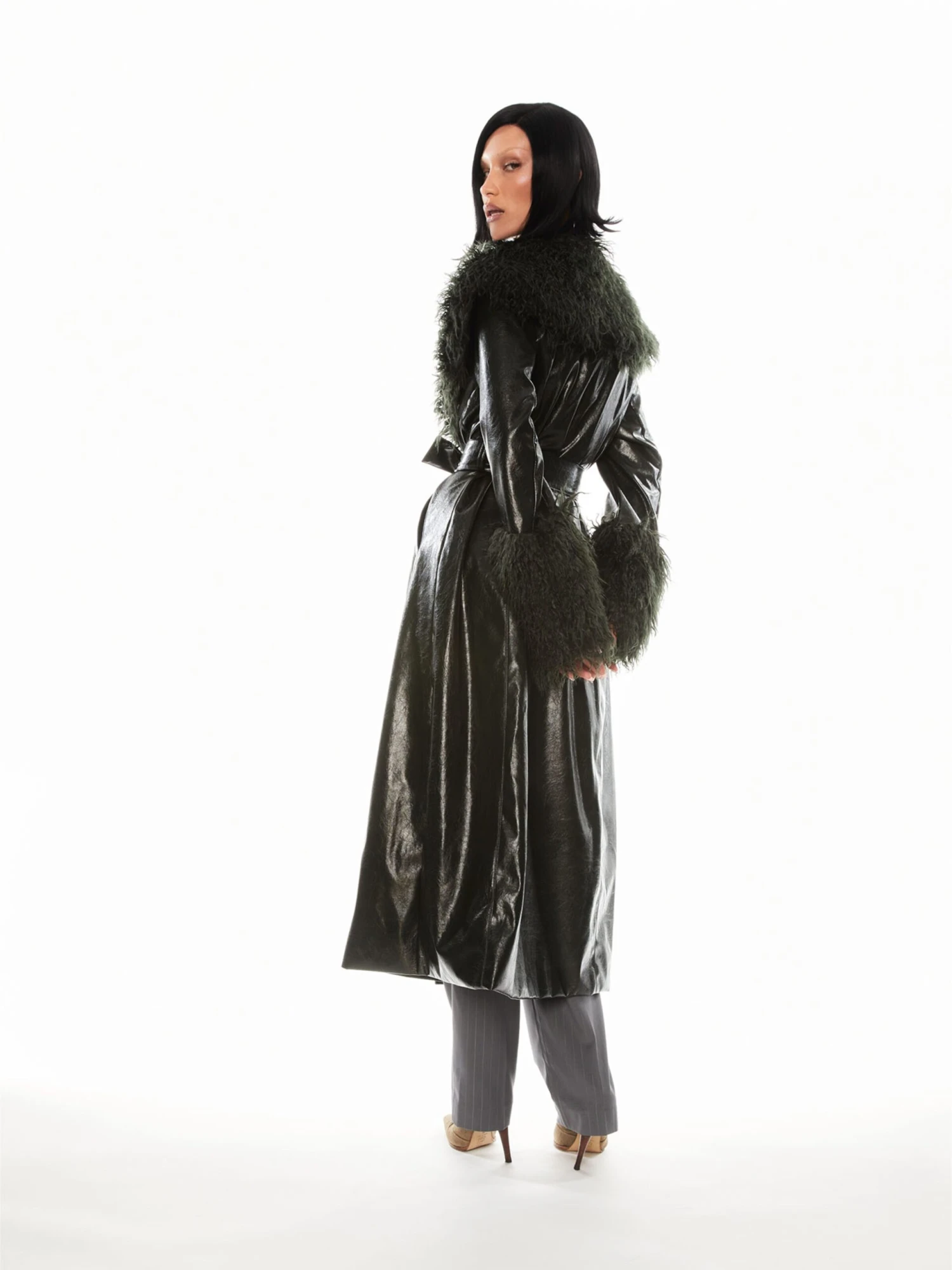 Tussenmantels Tussenmantel Stella Dames Groen - Afbeelding 5