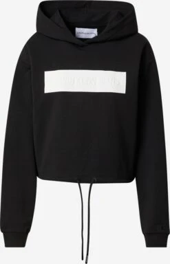 Calvin Klein Jeans Hoodies Sweatshirt Hero Dames Zwart
