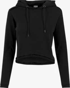 URBAN CLASSICS Hoodies Sweatshirt Dames Zwart