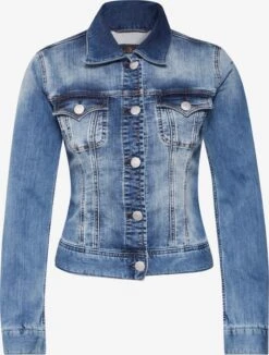 Herrlicher Spijkerjasjes Tussenjas Joplin Dames Blauw