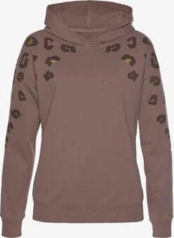 Bench Hoodies Sweatshirt Dames Bruin