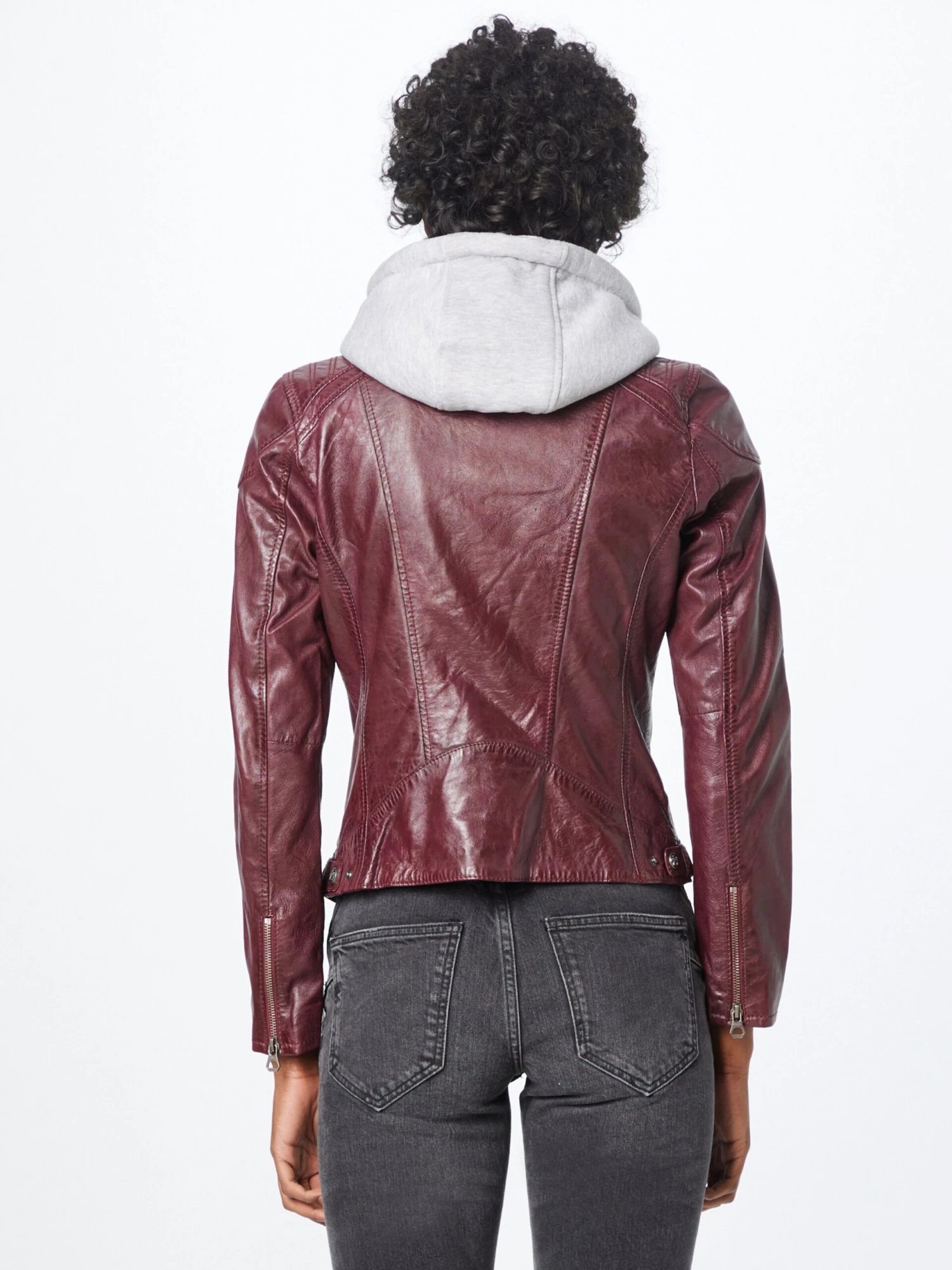 GIPSY Leren Jassen Tussenjas Alcie Dames Bessen - Afbeelding 4