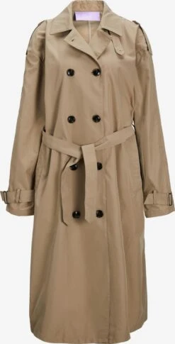 JJXX Trenchcoats Tussenmantel Choice Dames Lichtbeige