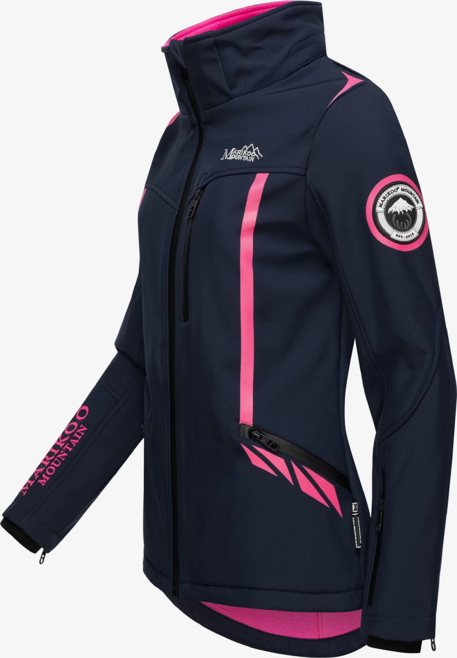 Marikoo Winterjassen Winterjas Dames Navy - Afbeelding 4