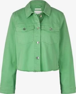 Tom Tailor Spijkerjasjes Tussenjas Dames Lichtgroen