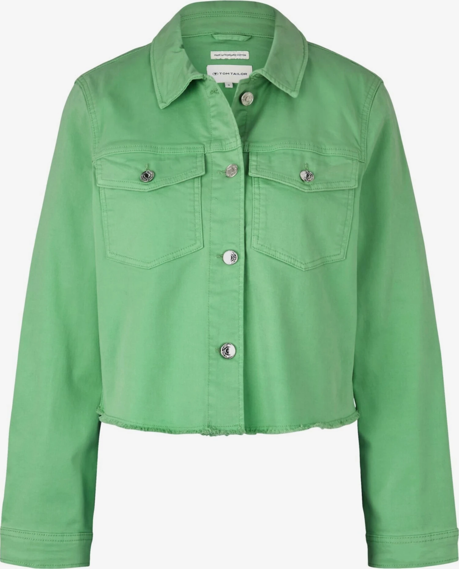 Tom Tailor Spijkerjasjes Tussenjas Dames Lichtgroen