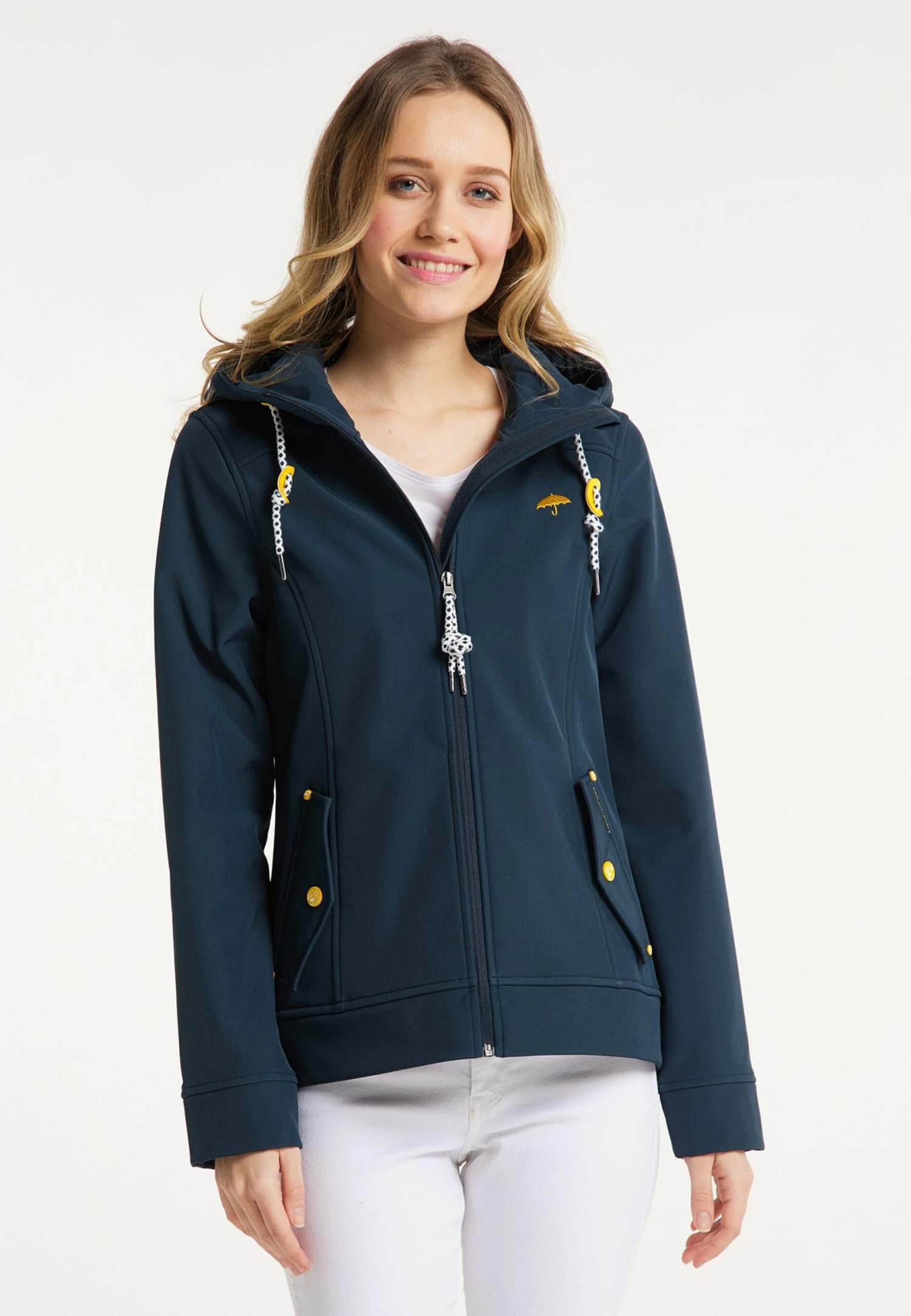 Schmuddelwedda Outdoor Jassen Functionele Jas Dames Navy - Afbeelding 2
