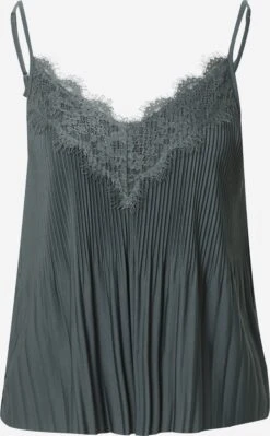 About You Kanten Tops Top Bettina Dames Donkergroen