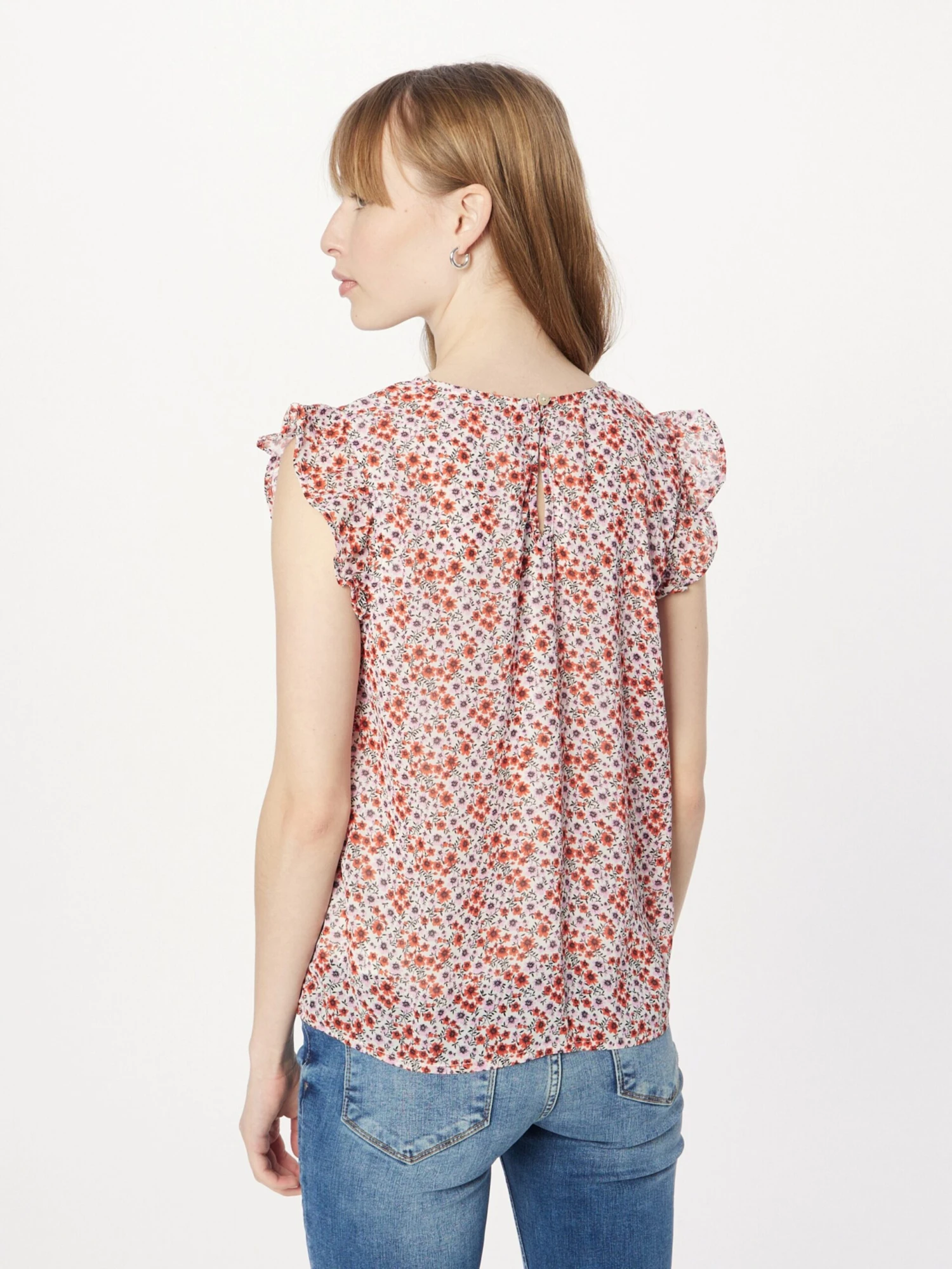 ONLY Blouse Tops Blouse ANN Dames Wit - Afbeelding 4