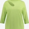 Ulla Popken Shirts Met 3/4 Mouw Shirt Dames Groen