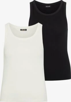 Tanktops Top Dames Zwart / Wit