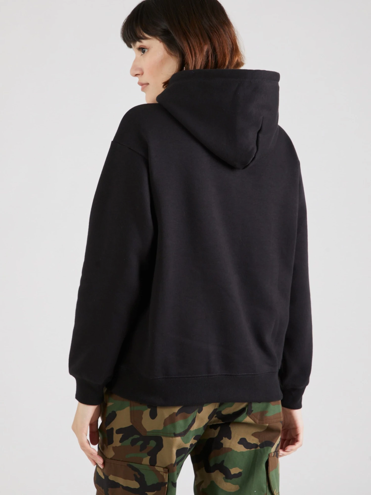 Hoodies Sweatshirt Rochester Dames Zwart - Afbeelding 4