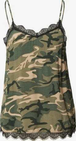 Pepe Jeans Blouse Tops Blouse NURIA Dames Kaki / Donkergroen