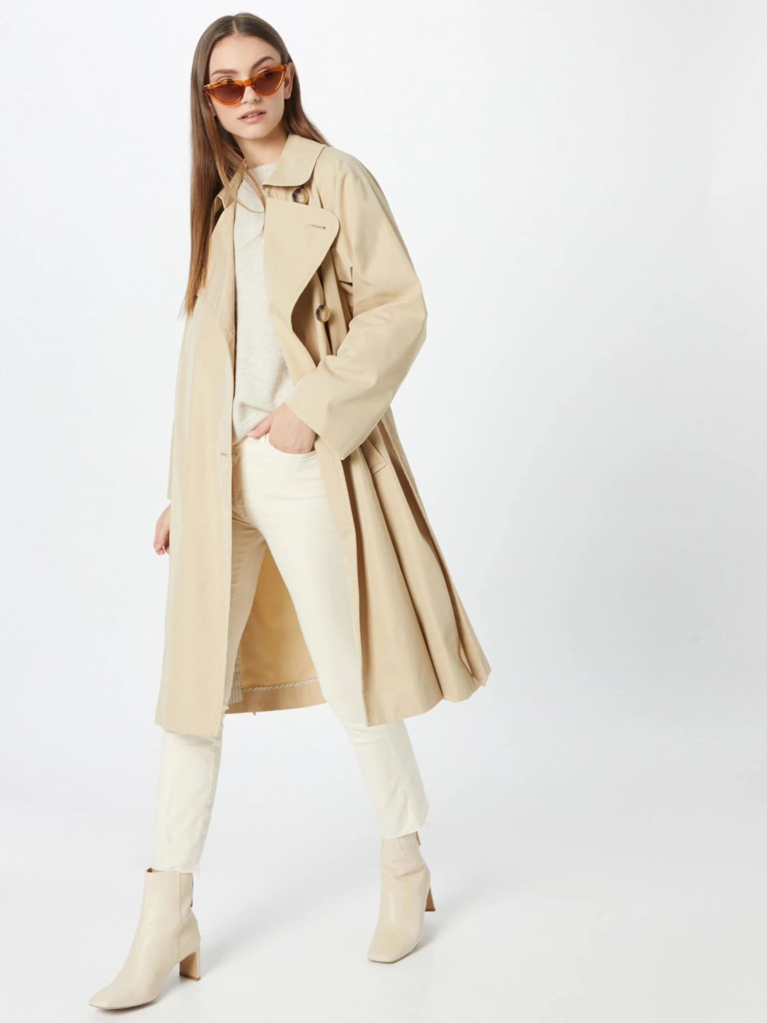Vanessa Bruno Trenchcoats Tussenmantel SMITH Dames Sand - Afbeelding 5