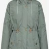 Iriedaily Parkas Winterparka Hopi Kishory Dames Olijfgroen / Lichtgroen