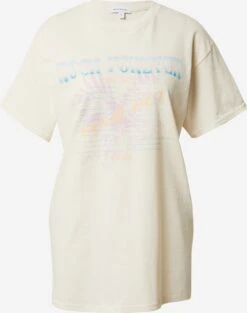 WAREHOUSE Oversized Shirts Oversized Shirt Rock Forever Dames Ecru