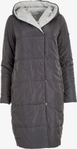 HELMIDGE Gewatteerde Mantels Wintermantel Dames Grijs