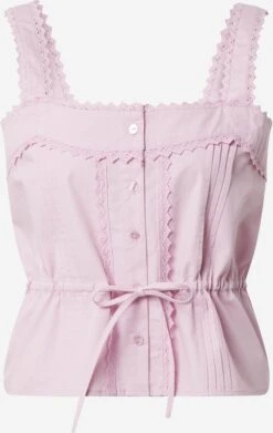 EDITED Kanten Tops Top Taren Dames Lila