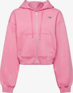 ESPRIT Sweatvesten Sweatvest Dames Pink