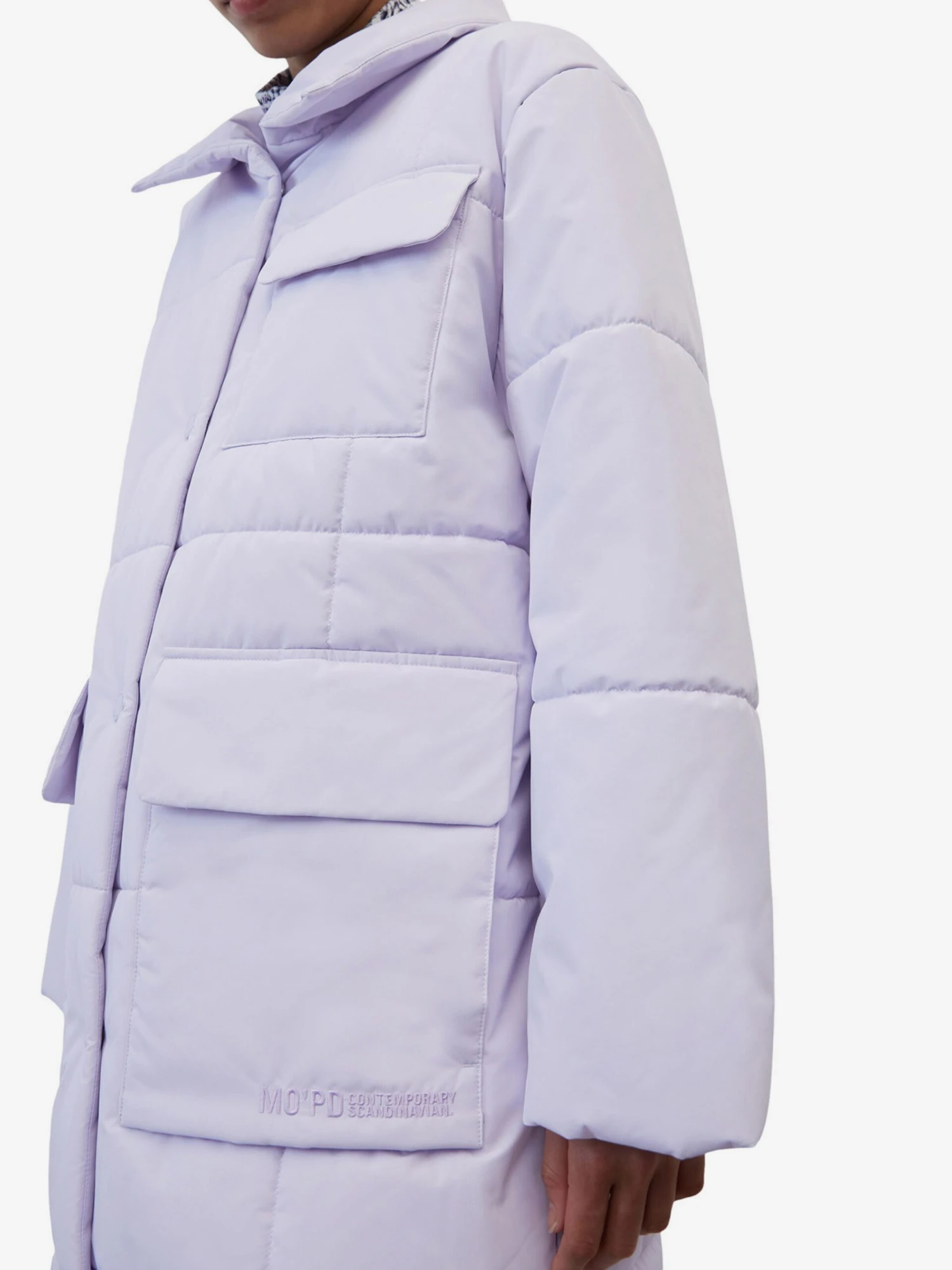 Marc O'Polo DENIM Regenmantels Functionele Mantel Dames Pastellila - Afbeelding 4