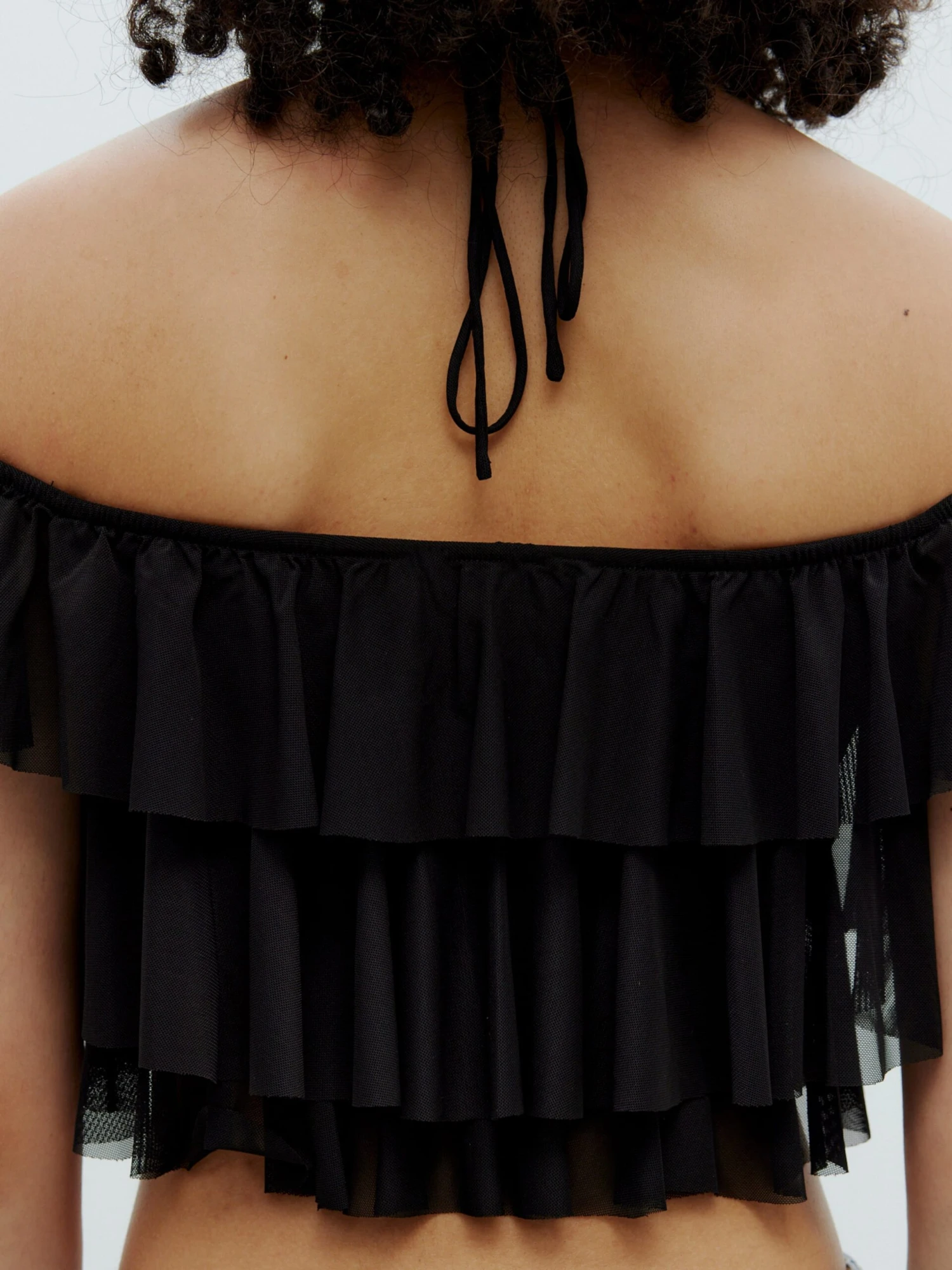 EDITED Uitgaanstops Top Yoana Dames Zwart - Afbeelding 3