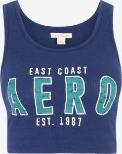 Aeropostale Tanktops Top DENVER Dames Navy / Pastelblauw