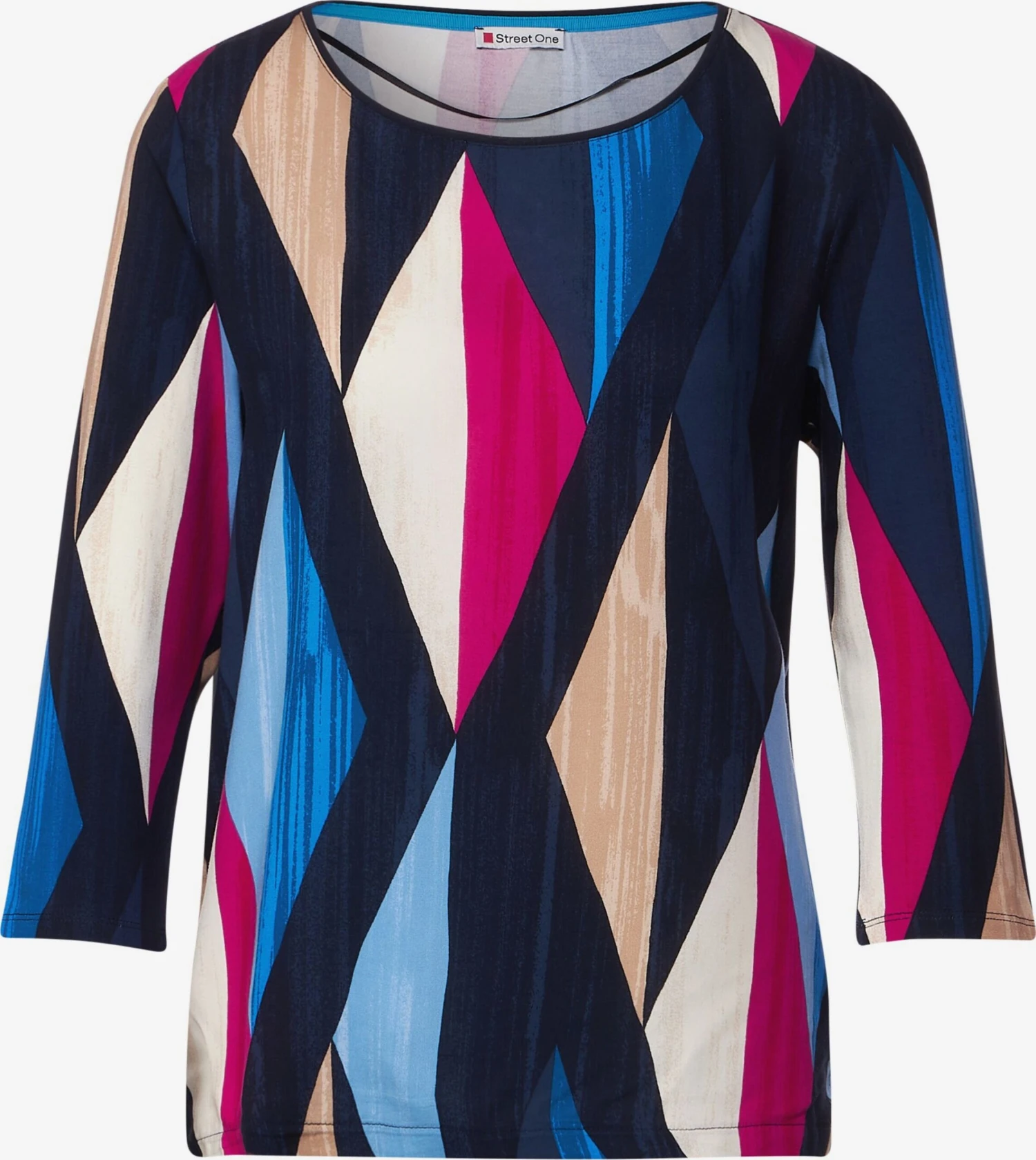 STREET ONE Shirts Met 3/4 Mouw Shirt Dames Gemengde Kleuren