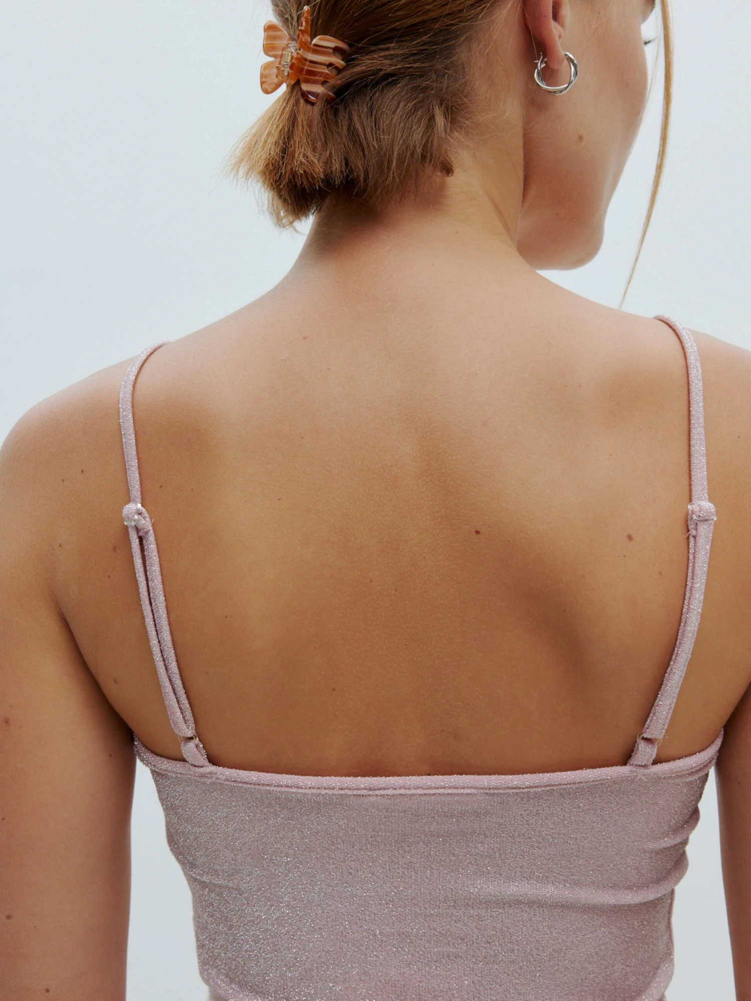 EDITED Spaghetti Tops Top Clemence Dames Roze - Afbeelding 3