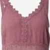 About You Kanten Tops Top Giona Dames Lichtlila