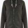 Schmuddelwedda Outdoor Jassen Fleece Jas Dames Donkergrijs