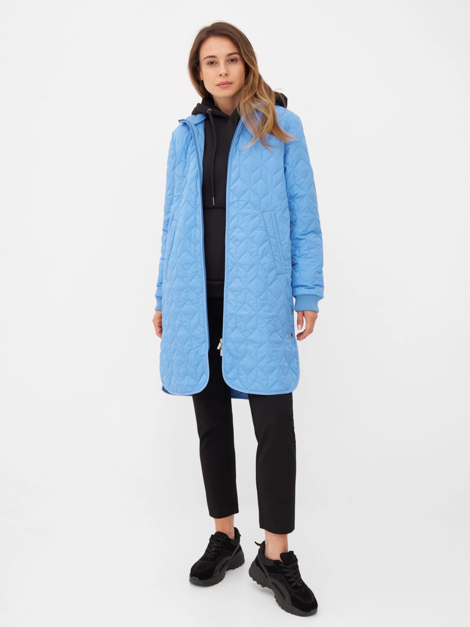 ILSE JACOBSEN Tussenmantels Tussenmantel ART06 Dames Lichtblauw - Afbeelding 3