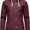 Ragwear Regenjassen Winterjas Marge Dames Roestrood / Wijnrood