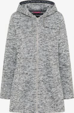 Bruno Banani Outdoor Jassen Fleece Jas Dames Grijs Gemêleerd