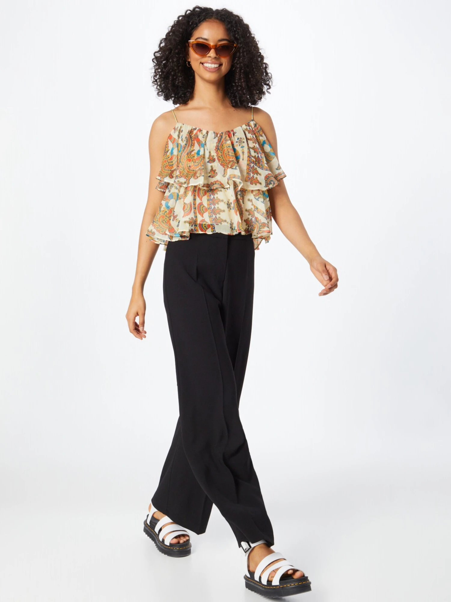 RIVER ISLAND Spaghetti Tops Top Dames Lichtbeige - Afbeelding 5