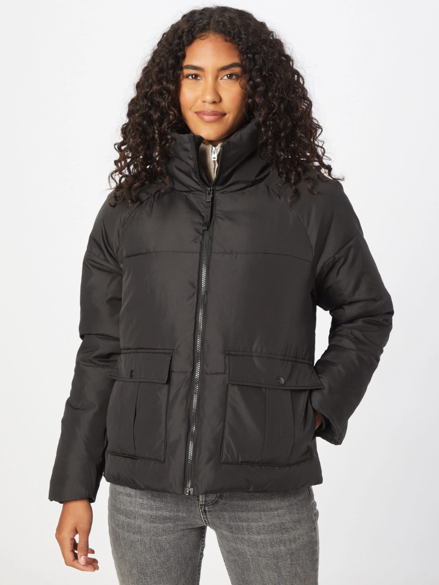 Selected Femme Gewatteerde Jassen Tussenjas Dasa Dames Zwart - Afbeelding 3