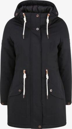 OXMO Parkas Tussenparka Melly Dames Zwart