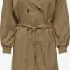 ONLY Trenchcoats Tussenmantel Dames Lichtbruin